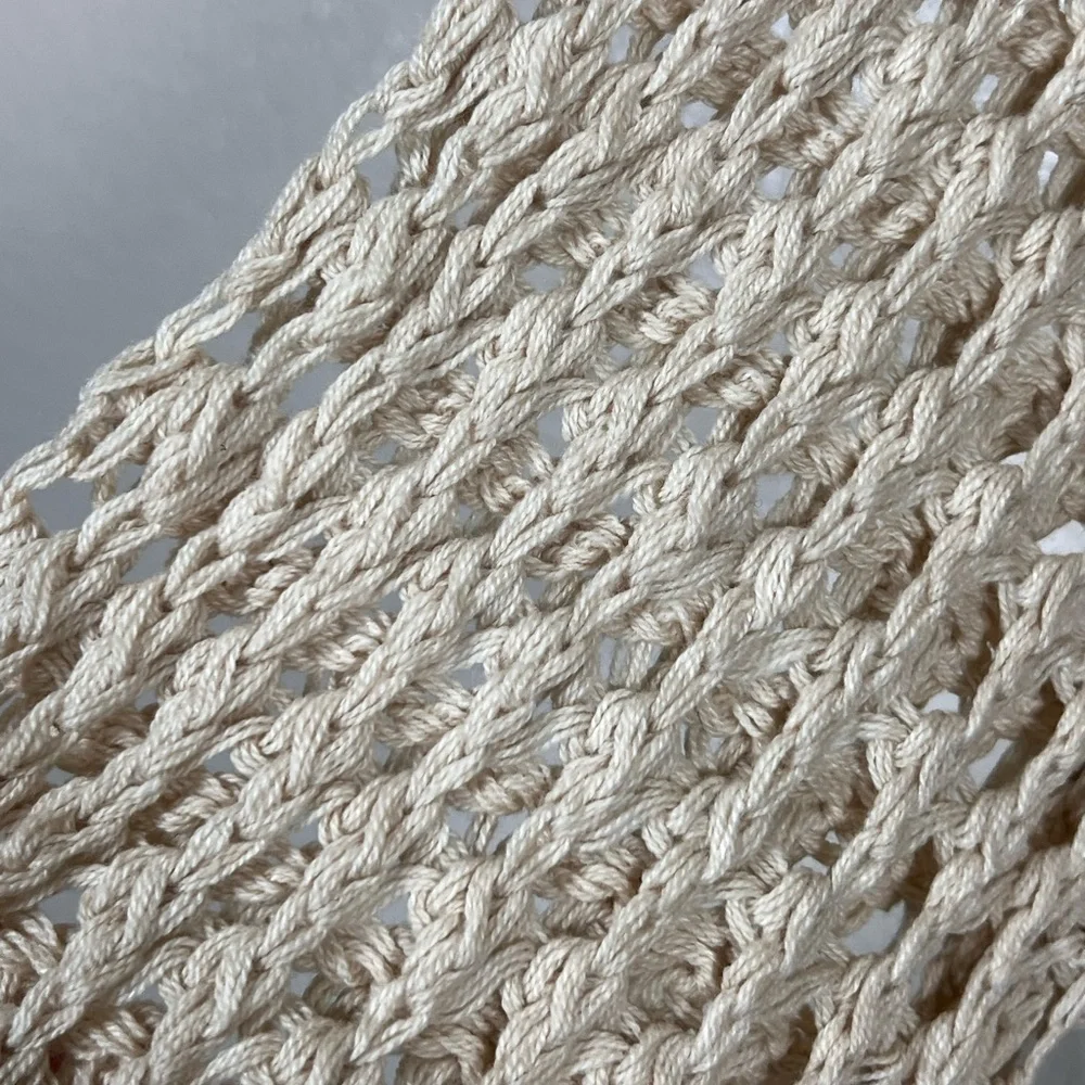 POL open knit American Flag hooded top, size large - Picture 5 of 8